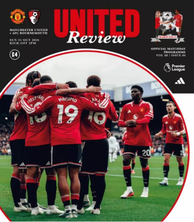 MAN UTD v BOURNEMOUTH 2026/27